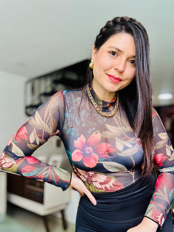 BUSO MAYA CON FLORES