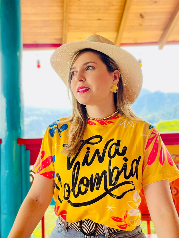 CAMISETA VIVA COLOMBIA