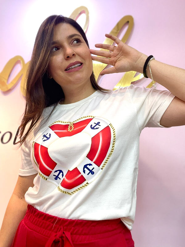 CAMISETA MARINERA CORAZON