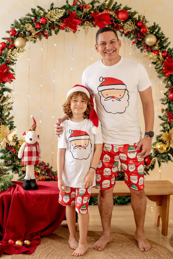 PIJAMA PAPA NOEL CORTA