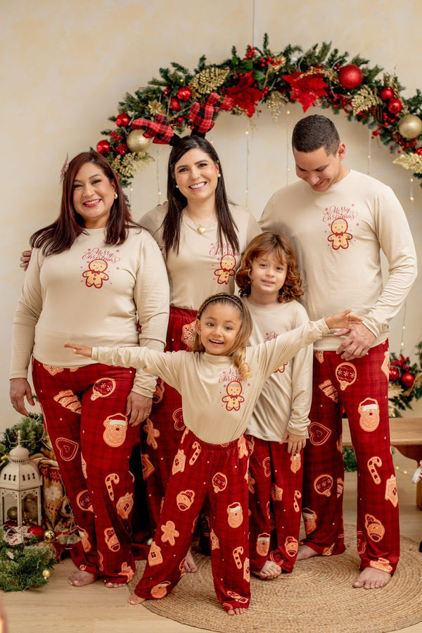 PIJAMA JENGIBRE MANGA LARGA