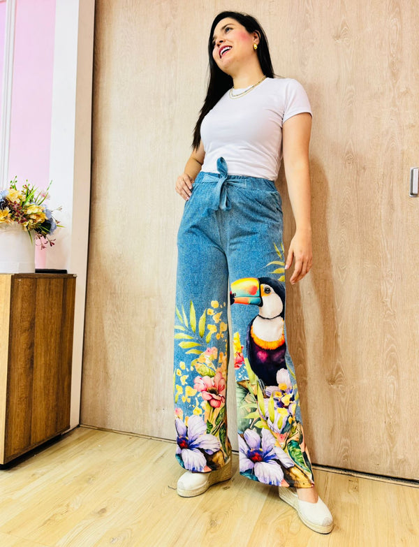 Pantalon tropical jeans tucan 2