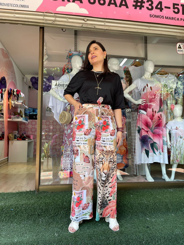 Pantalón Alba Tigre periodico