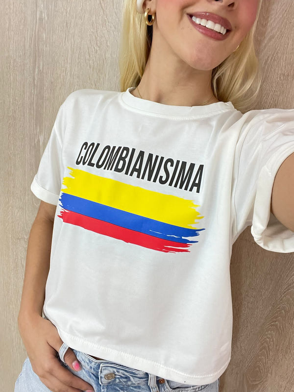 CAMISETA COLOMBIANISIMA BANDERA